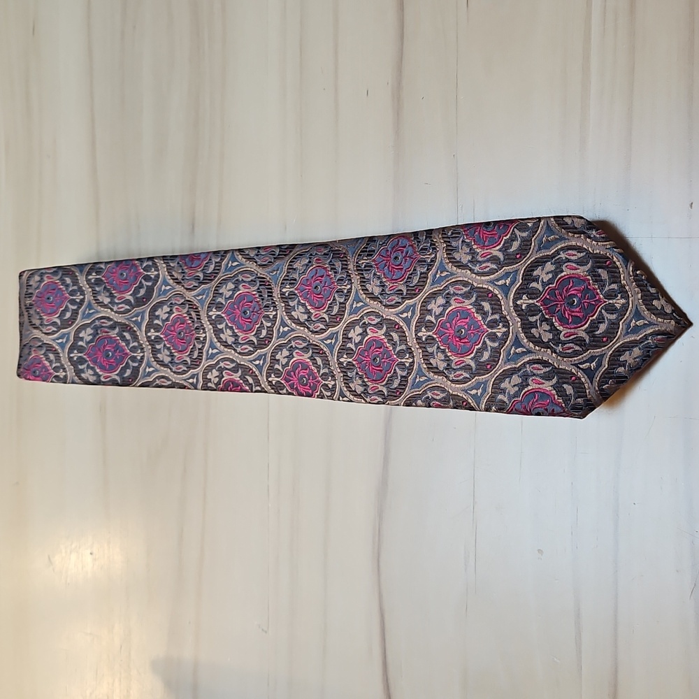Santorelli Neck Tie 100% Silk Handmade In Italy Menswear Formal